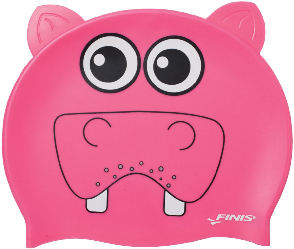 Schwimmkappe Kinder Finis Animal Heads Hippo