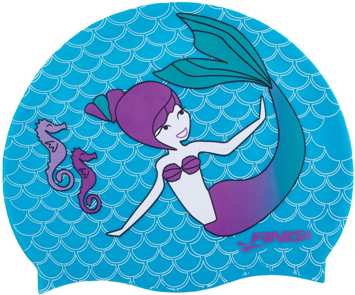 Schwimmkappe Kinder Finis Mermaid Silicone Cap Paradise