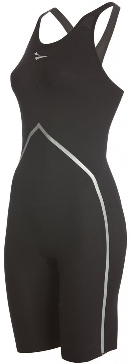 Wettkampf-Schwimmanzug Damen Finis Rival Open Back Kneeskin Black