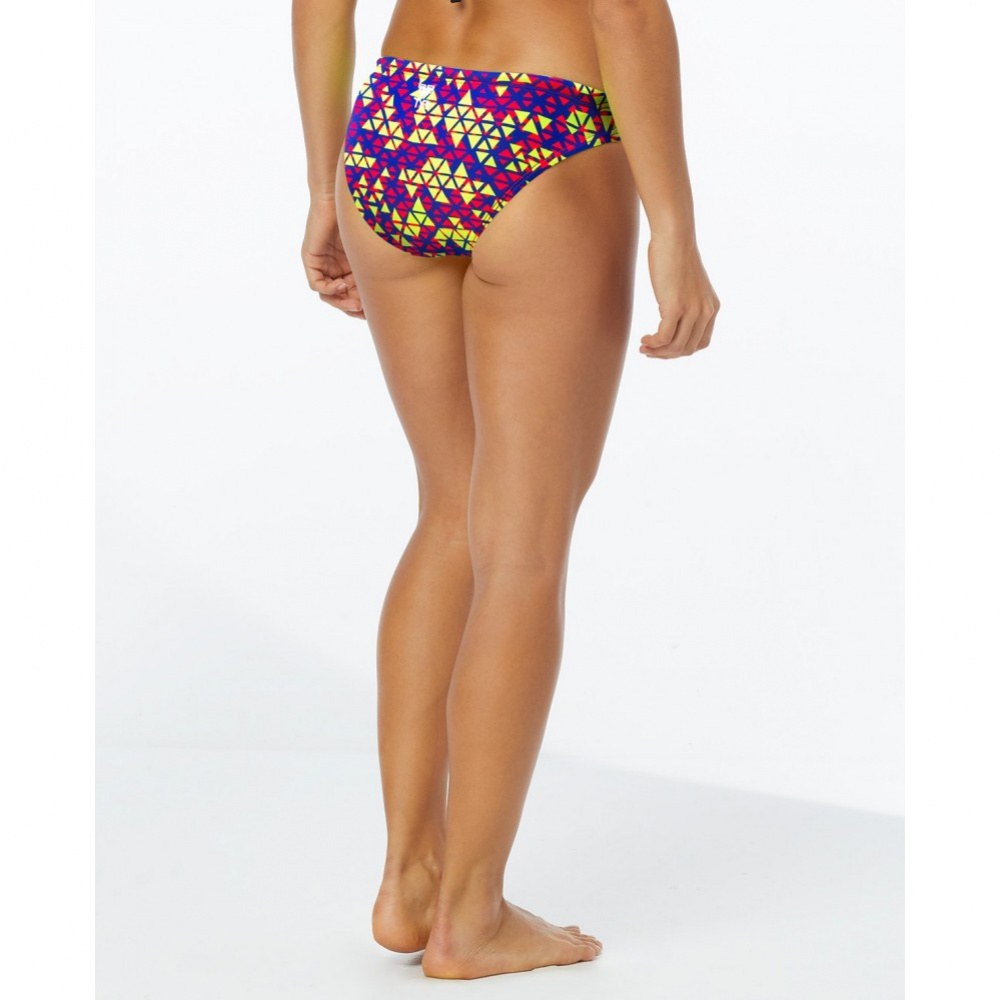 Bikinihose Tyr Modena Mini Bikini Bottom Red/Yellow