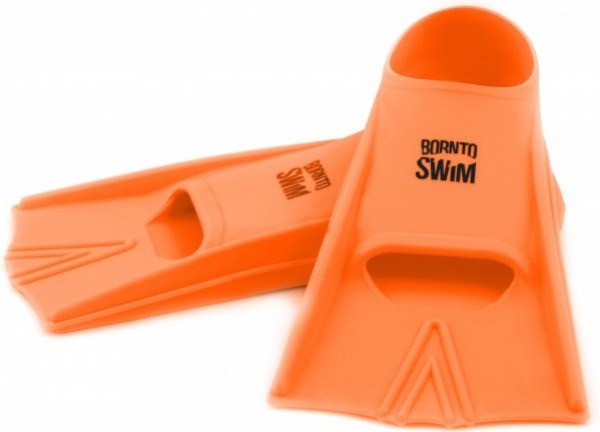 Schwimmflossen BornToSwim Junior Short Fins Orange