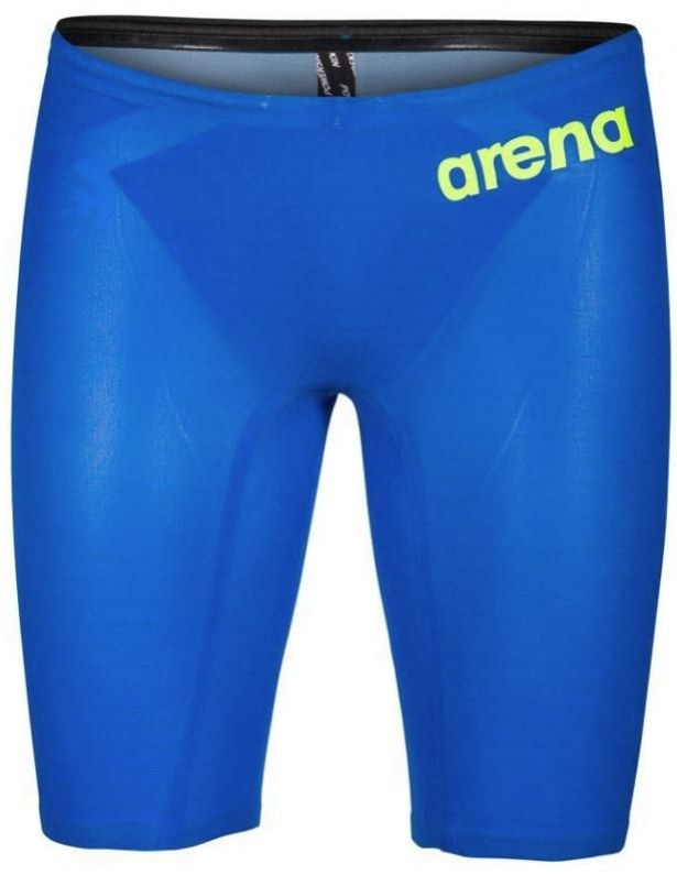 Wettkampf Badehose Herren Arena Powerskin Carbon Air2 Jammer Electric Blue/Dark Grey/Fluo Yellow