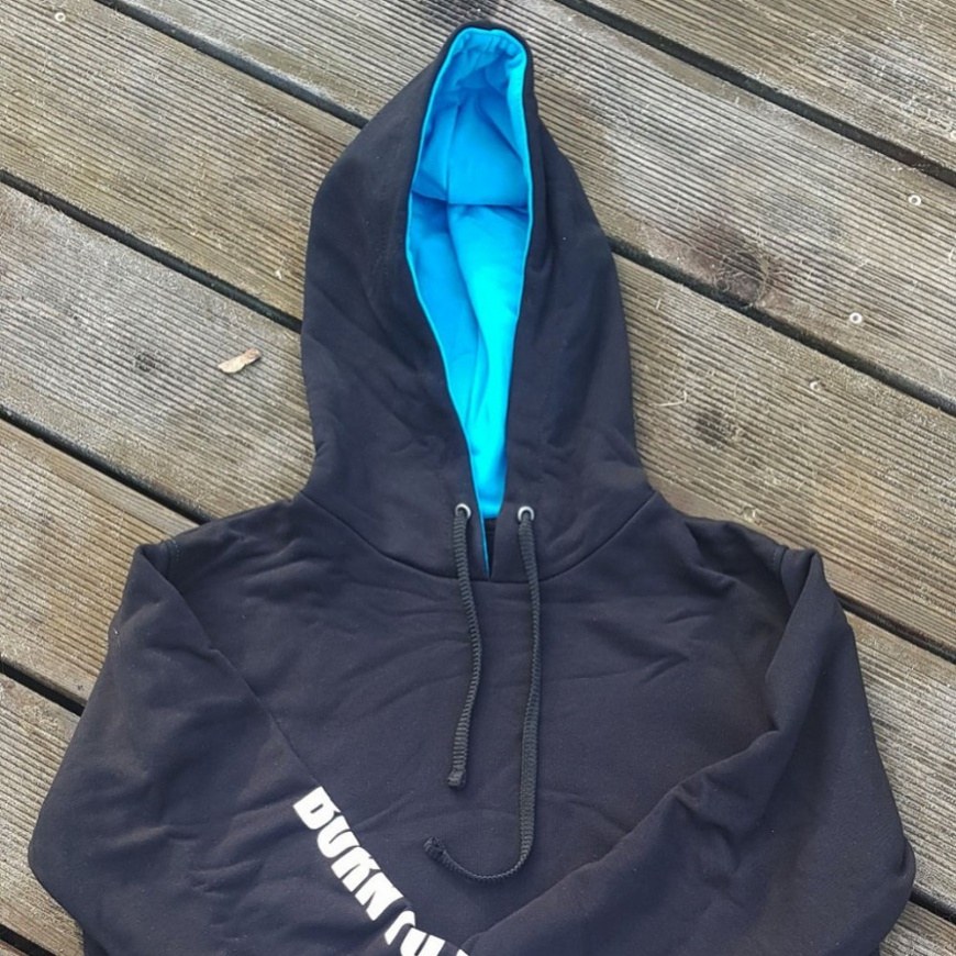 Kapuzensweatshirt BornToSwim Sweatshirt Hoodie Black