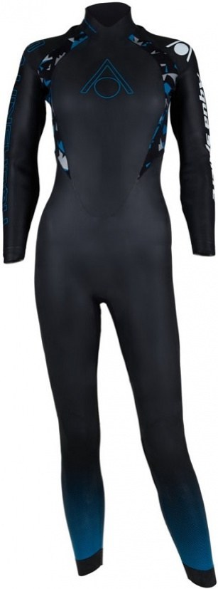 Neoprenanzug Damen Aqua Sphere Aquaskin Fullsuit V3 Women Black/Blue