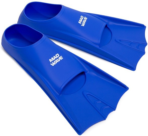 Schwimmflossen Mad Wave Flippers Training Fins Blue