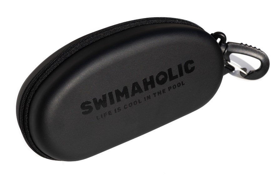 Swimaholic Schwarz Schwimmbrillen Etui Goggle Case