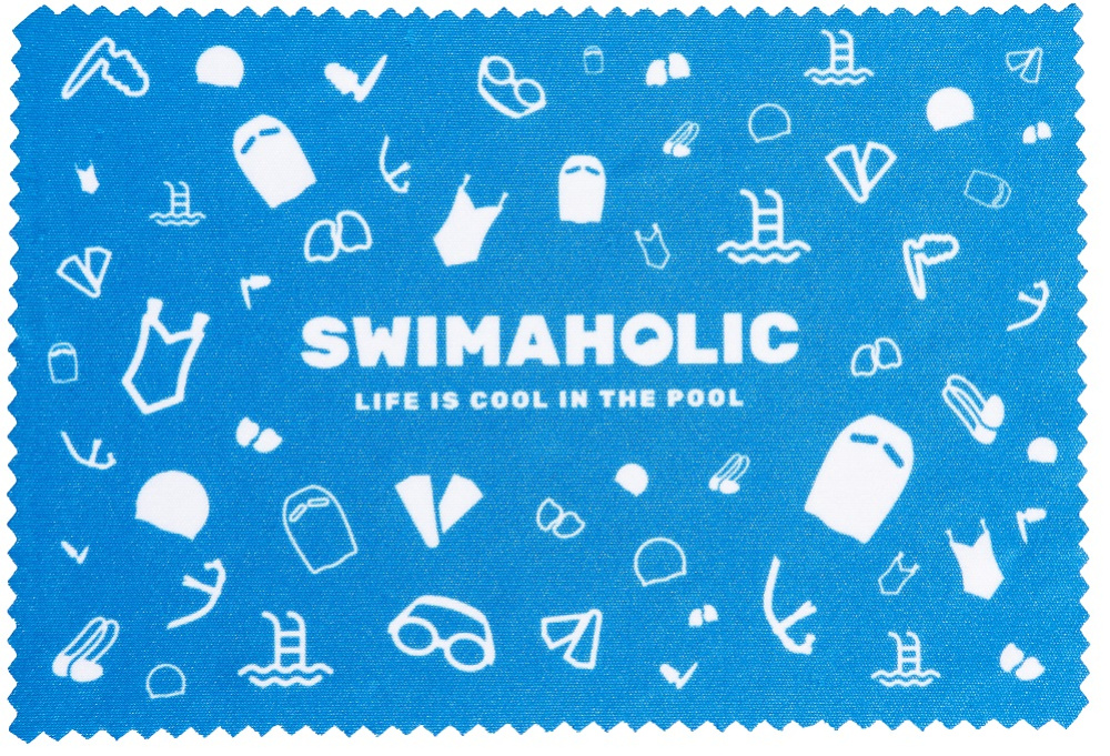 Swimaholic Blau Goggle Cloth