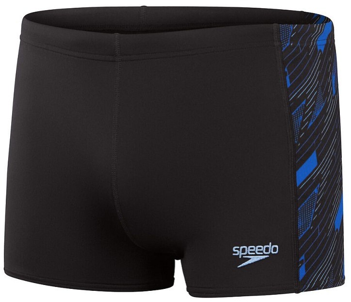 Speedo Hyperboom Panel Aquashort Black/Curious Blue/True Cobalt