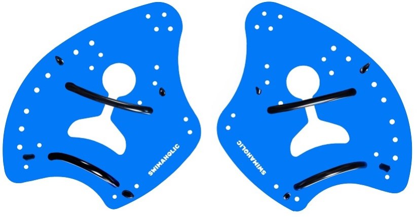 Schwimmpaddle Swimaholic Strength Paddles Blue
