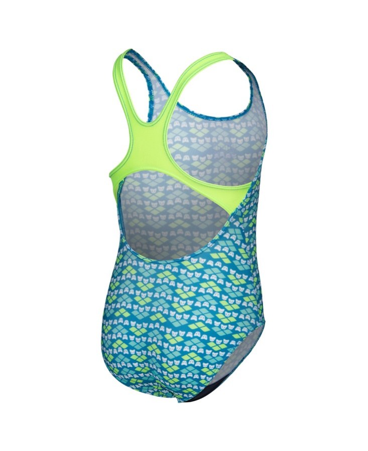 Arena Friends Swimsuit Swim Pro Girls Soft Green/Multi