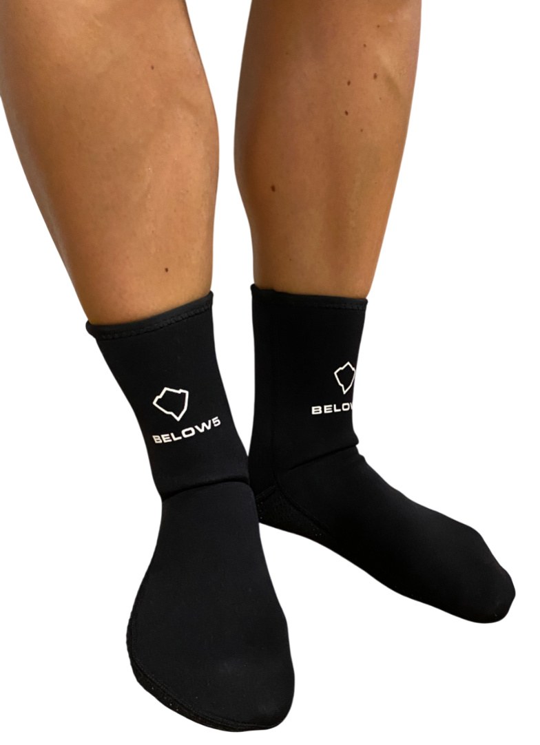 Neoprensocken Below5 Neoprene Socks Black