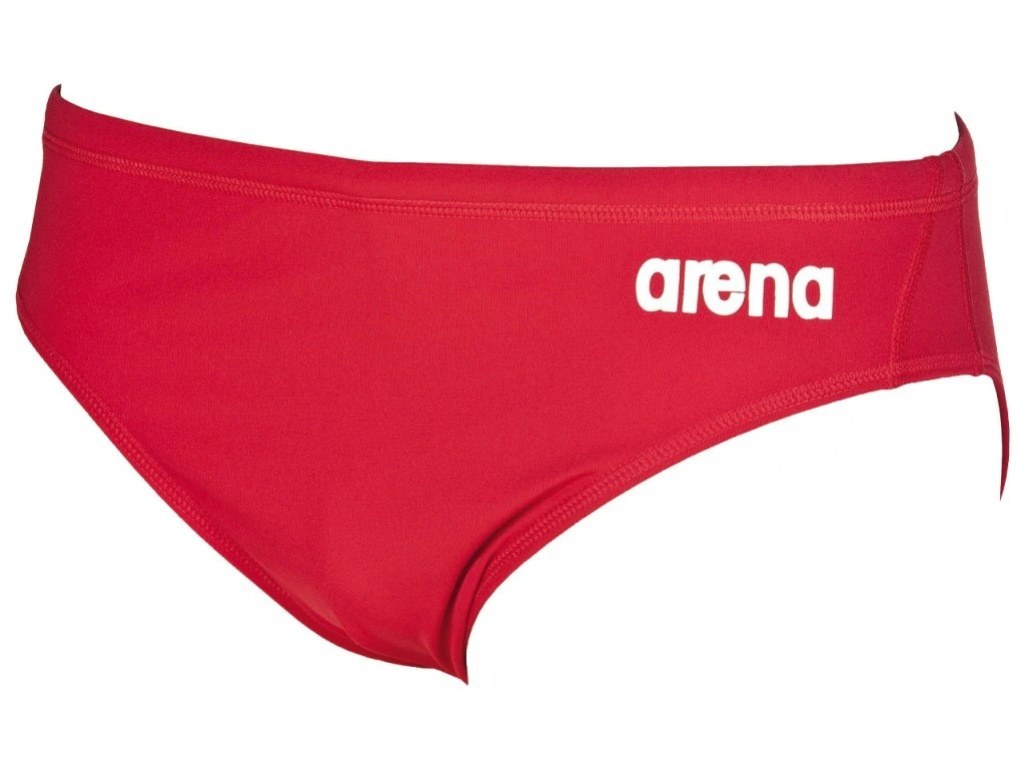 Arena Solid brief red