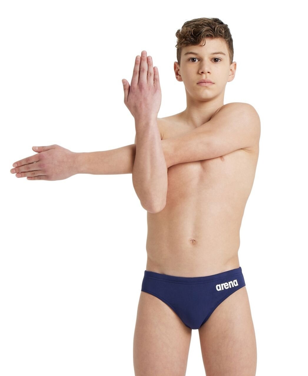 Badehose Jungen Arena Solid brief junior navy