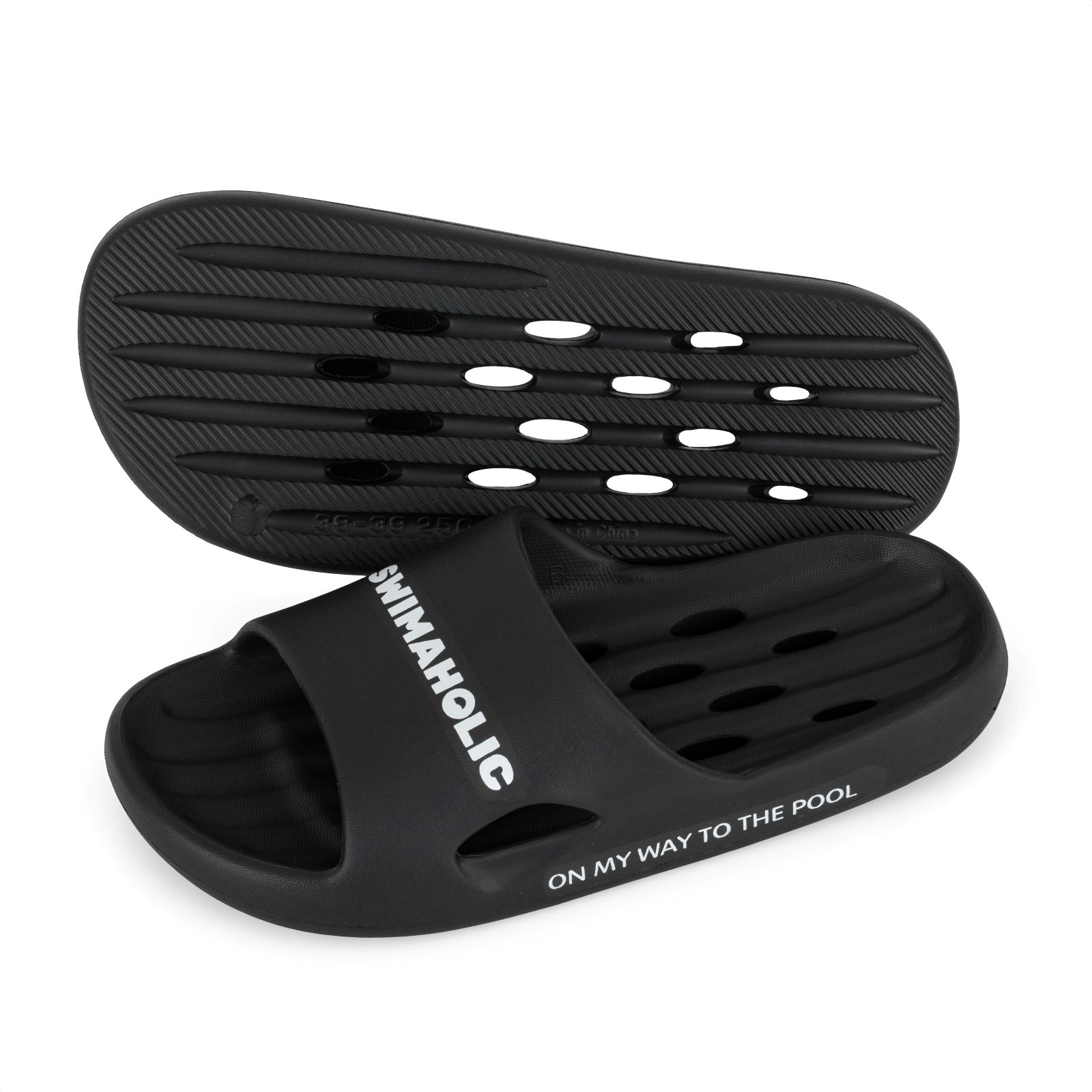 Hausschuhe Swimaholic Pool Slippers Black