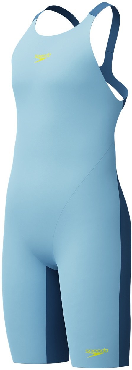 Speedo Fastskin Endurance+ Max Openback Kneeskin Girls Light Blue/Navy