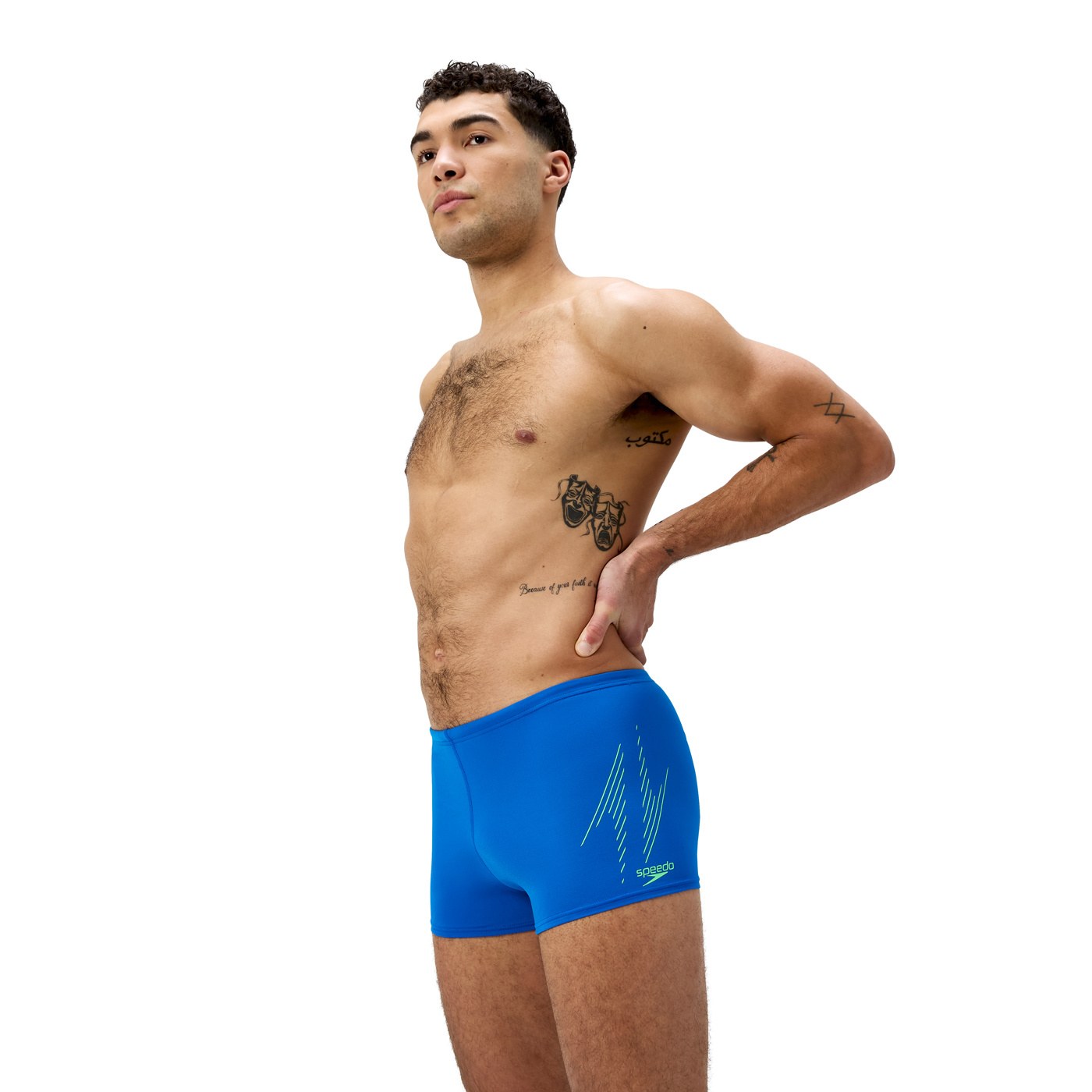 Speedo Hyperboom PLMT Aquashort Blue/Green