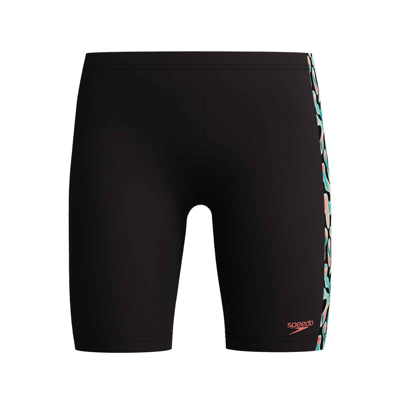 Speedo Digital Allover Panel Jammer Black / Green / Red