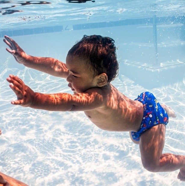Finis Swim Diaper Shark Camo