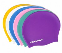 Kinderbadekappe für langes Haar Swimaholic Long Hair Cap Junior
